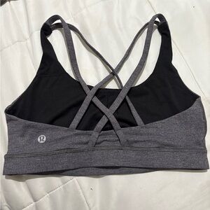 Lululemon grey sports bra